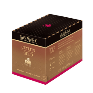Herbata czarna liściasta, 40 saszetek | RICHMONT, Ceylon Gold