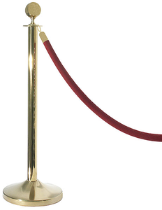Słupek hotelowy, kolor złoty 1000 mm | CONTACTO, 1601/001