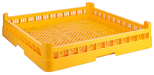 Kosz do sztućców 500x500x100 mm, żółty | CONTACTO, 2522/050