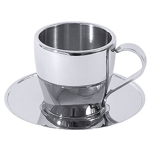 Filiżanka termoizolacyjna do kawy espresso 0,08 l | CONTACTO, 5140/001