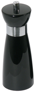 Młynek do soli z czarnego plastiku 0,15 l | CONTACTO, 6863/182