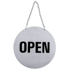 Dwustronna zawieszka na drzwi „OPEN”, „CLOSED” | CONTACTO, 7659/131