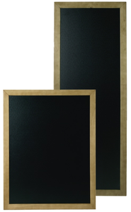 Tablica menu w drewnianej ramie w kolorze teak 1200x560 mm | CONTACTO, 7683/120