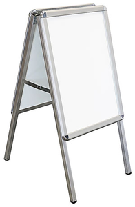 Potykacz aluminiowy z tablicą 420x594x950 mm | CONTACTO, 7692/002