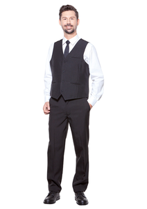 Kamizelka męska, rozmiar XXL, czarna | KARLOWSKY, Basic