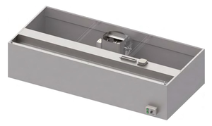 Okap przyścienny skrzyniowy 1800x900x450 mm, z wentylatorem 420W | STALGAST, 984090918