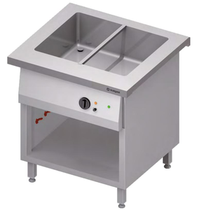 Bemar wodny jednokomorowy 2x GN 1/1, 1,6 kW, 799x750x880 mm | STALGAST, ST212081
