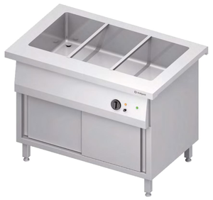 Bemar wodny jednokomorowy 3x GN 1/1, 2,4 kW, 1132x750x880 mm | STALGAST, ST219111