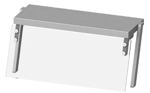 Nadstawka pojedyncza z oświetleniem 1433x450x450 mm | STALGAST, ST252151