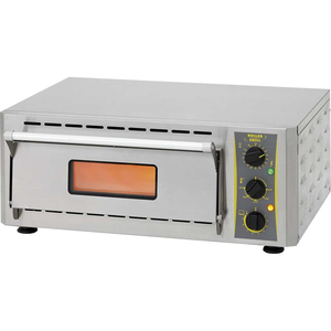 Piec do pizzy 1-komorowy, 1x pizza 410 mm, 670x580x270 mm | ROLLER GRILL, 777254
