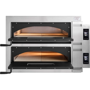 Piec do pizzy 2-komorowy, 8x pizza 360 mm, 1010x850x750 mm | GGF, 781822