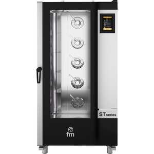 Piec konwekcyjno-parowy, elektryczny, 16x 600x400, 26,25 kW, 885x980x1880 mm | FM INDUSTRIAL, 9120502