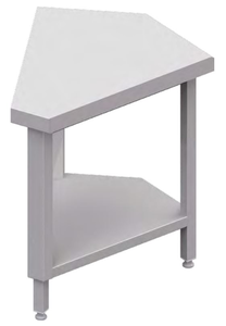 Stanowisko narożne 45 stopni zewnętrzne, 667x830x880 mm | STALGAST, ST130071