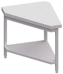 Stanowisko narożne 90 stopni wewnętrzne, 785x785x880 mm | STALGAST, ST131111