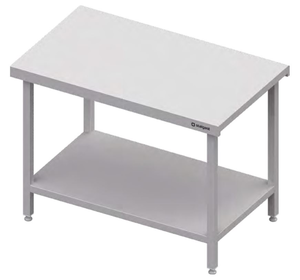 Stanowisko neutralne jednopółkowe 1500x750x880 mm | STALGAST, ST127151