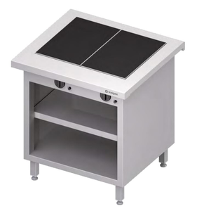 Stanowisko neutralne z płytą grzewczą ceramiczną 0,3 kW, 799x750x880 mm | STALGAST, ST233081