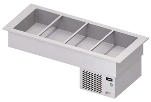 Wanna chłodnicza sałatkowa 4x GN 1/1, 1480x620x510 mm | STALGAST, ST306151