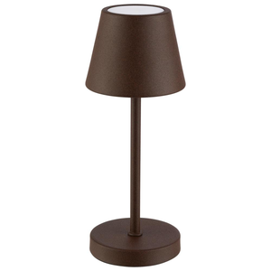 Lampa stołowa 80x200 mm, brązowa | APS, Merle Micro