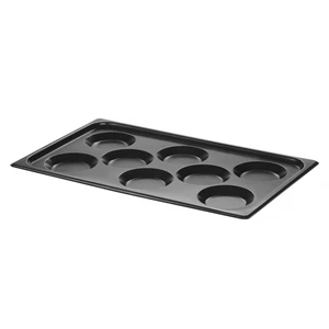 Blacha aluminiowa do smażenia do 8 jajek, GN 1/1, 26 mm | HENDI, Convectomat Eggplate