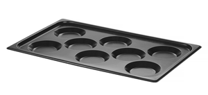 Blacha aluminiowa do smażenia do 8 jajek, GN 1/1, 26 mm | HENDI, Convectomat Eggplate