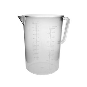 Dzbanek z miarką, 0,5 l, polipropylen, ⌀90x138 mm, przeźroczysty | TECHNICA, Gold Line