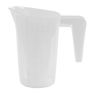 Dzbanek z miarką, 0,5 l, sztaplowalny, polipropylen, ⌀90x153 mm, przeźroczysty | TECHNICA, Gold Line