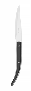 Nóż do steków 230 mm, ząbkowany, długość ostrza 110 mm, czarny | ARCOS, Steak Basic