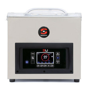 Pakowarka próżniowa z portem drukarki oraz Bluetooth, 0,32 kW, 384x465x403 mm, dł. listwy zgrzewającej 320 mm | SAMMIC, SU-316P