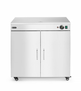Podgrzewacz do talerzy podwójny na 64 talerze, 0,8 kW, 735x589x766 mm | HENDI, 250174