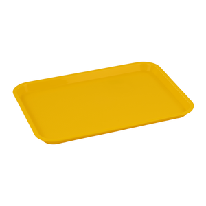 Taca fast food 377x276 mm, żółta | TECHNICA, Gold Line