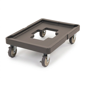 Wózek do pojemnika termoizolacyjnego 551201, 551206 z dwoma kółkami skrętnymi, z hamulcem, 710x530x230 mm, szary | TECHNICA, Gold Line