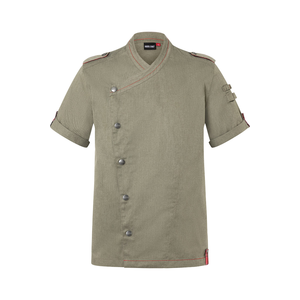 Bluza kucharska męska, rozmiar 46, zielony mech | ROCK CHEF, RCJM19/103-46