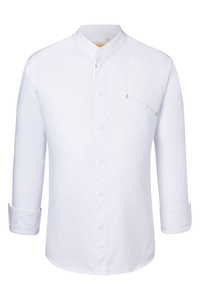 Bluza kucharska męska, rozmiar 50, biała | KARLOWSKY, Modern-Touch