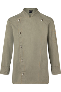Bluza kucharska męska, rozmiar 62, zielony mech | KARLOWSKY, JM24/103-62