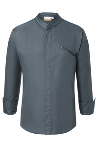 Bluza kucharska męska, rozmiar 64, antracyt | KARLOWSKY, Modern-Touch