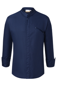 Bluza kucharska męska, rozmiar 64, ciemnoniebieska | KARLOWSKY, Modern-Touch