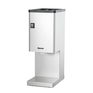 Kruszarka do lodu 0,25 kW, 175x280x490 mm, inox, czarny | BARTSCHER, 300