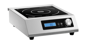 Kuchenka indukcyjna 3,5 kW, 340x450x120 mm, inox, czarny | BARTSCHER, IK 35NG-1TCKS