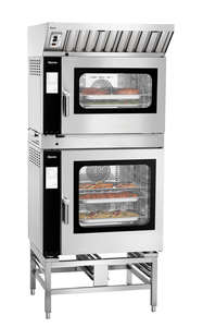 Okap z wentylatorem wyciągowym do pieca, 0,38 kW, 905x820x230 mm | BARTSCHER, Silversteam2