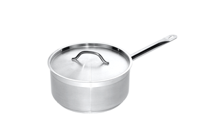 Rondel 8 l o średnicy 280 mm ze stali nierdzewnej z pokrywką | MJUSK, 24283