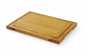 Drewniana deska do serwowania, 370x270x20 mm | HENDI, 505465