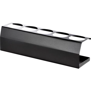 Ekspozytor na 5 dyspenserów do sosów, 435x110x120 mm, czarny | STALGAST, 065115