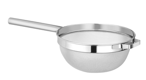 Sito ze stali nierdzewnej do przecedzania zupy, o średnicy 260 mm | HENDI, 639238
