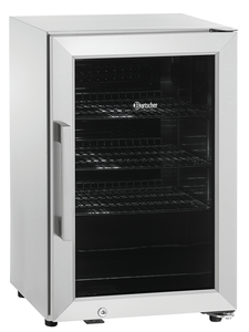 Szafa chłodnicza z przeszklonymi drzwiami, 63 l, 0,06 kW, 430x555x675 mm, inox | BARTSCHER, GTK3-121