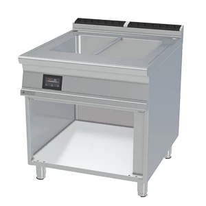 Bemar wodny elektryczny z szafką, GN 2/1, 4,2 kW, 800x900x900 mm | RMGASTRO, BM-98 ETT