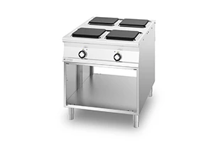 Kuchnia elektryczna z 4 polami grzewczymi, wolnostojąca, 16 kW, 800x1100x900 mm | RMGASTRO, PCQ-118ET