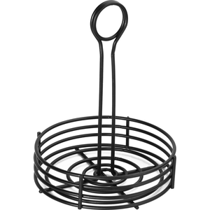 Organizer na przyprawniki okrągły 165 mm, czarny | STALGAST, 319043