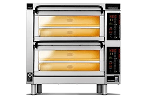 Piec do pizzy sterowany elektronicznie 2-komorowy, 26,26 kW | PIZZA MASTER, PM 552ED-2