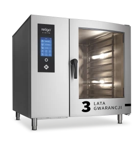 Piec konwekcyjno-parowy, elektryczny, iniekcyjny 10xGN 2/1, 29,6 kW, 1121x1018x1121 mm, inox | RETIGO, B 1021 i