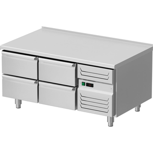 Podstawa chłodnicza z 4 szufladami, 0,2 kW, 4xGN 1/1, 1200x700x600 mm | STALGAST, 887126